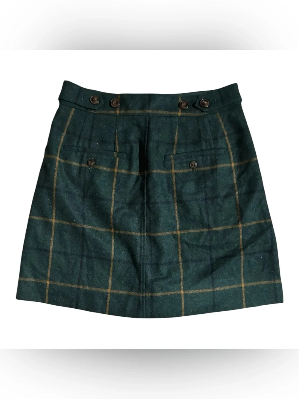 Madewell Tartan Plaid Wool Blend Mini Skirt - Picture 5 of 7